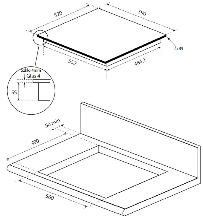 KIH 6445-4B Pure Black